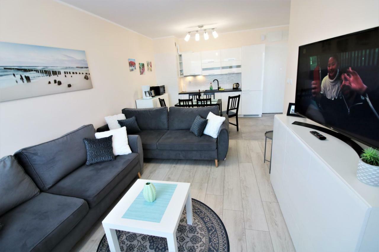 Apartament Superior Pastelowy Przy Plazy Kołobrzeg Extérieur photo