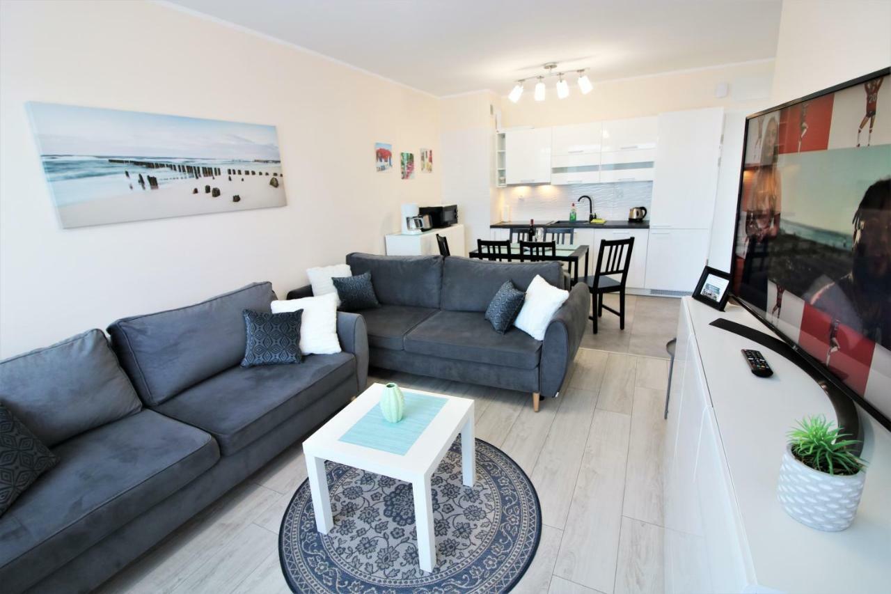 Apartament Superior Pastelowy Przy Plazy Kołobrzeg Extérieur photo