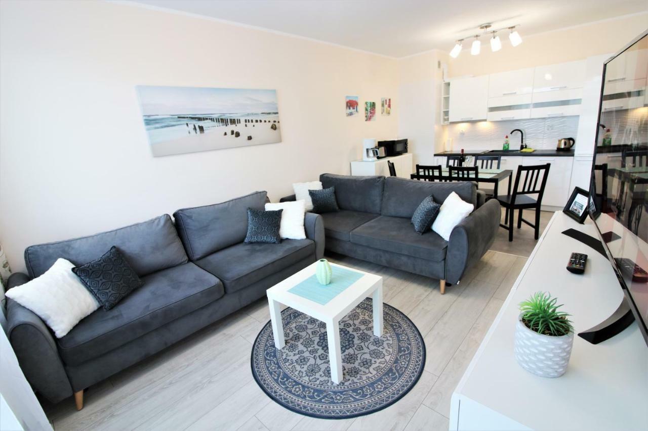 Apartament Superior Pastelowy Przy Plazy Kołobrzeg Extérieur photo